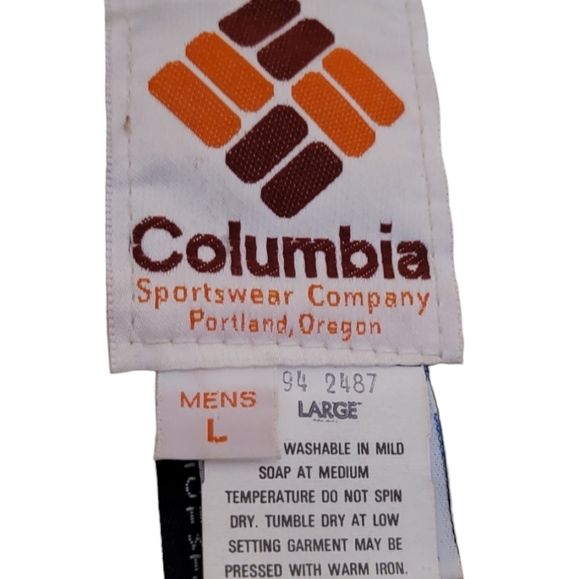 Columbia Goretex Men's Snow Duck Camo Overall Bib Pants Size Large Vintage - Picture 6 of 13